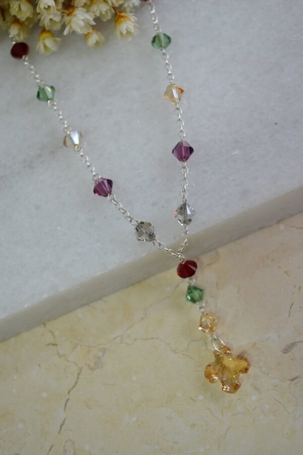 Denario Swarovski Elements Multicolor Con Cristal Bic Nico Mm Cruz