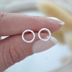 Aros KARMA: Pasantes Diseño Circulo Liso 8,5mm