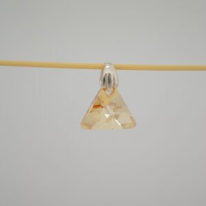 Dije Triángulo 16mm - Crystal Golden Shadow