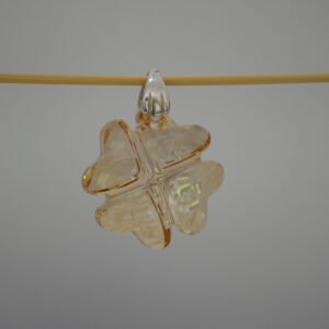 Dije Trébol 23mm - Crystal Golden Shadow