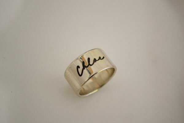 Anillo Cinta Súper Ancho Personalizado - Imagen 3