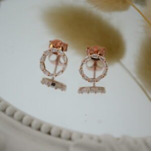 Aros KARMA Rose Gold Pasantes