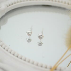 Aros Pasantes BELINDA: Cúbic 5mm Encapsulado