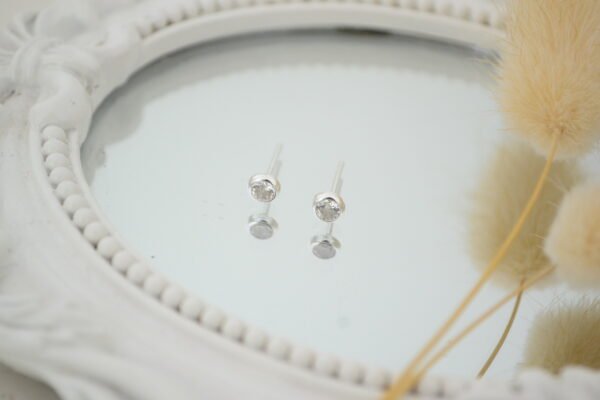 Aros Pasantes BELINDA: Cúbic 5mm Encapsulado