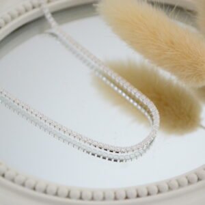 Pulsera MOLLY: Línea Tennis con Cúbics Engarzados en toda la trama
