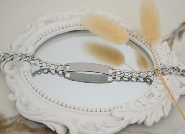 Pulsera Identidad UNISEX con Cadena Grumet 7,5mm