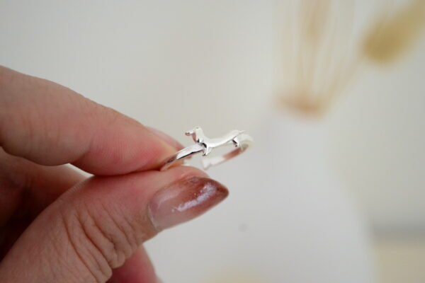 Anillo BALTA: Perrito Salchicha Ajustable - Imagen 2