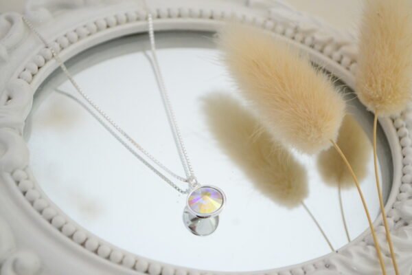 Gargantilla Veneciana con Dije Colgante Cristal Swarovski® 10mm