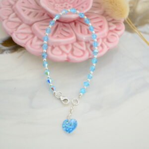 Pulsera GUILLERMINA - Cristales Preciosa Aquamarine