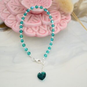 Pulsera GUILLERMINA - Cristales Preciosa Esmerald