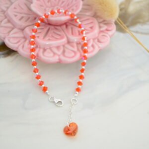Pulsera GUILLERMINA - Cristales Preciosa Fire Opal