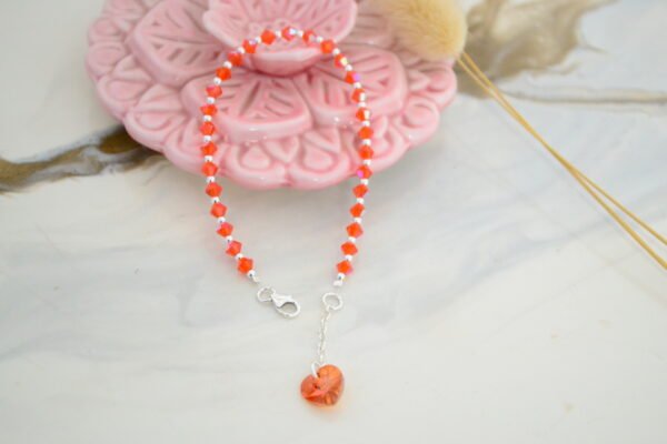 Pulsera GUILLERMINA - Cristales Preciosa Fire Opal