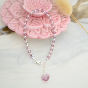 Pulsera GUILLERMINA - Cristales Preciosa Light Amethyst