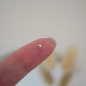 Bolitas 1.8mm - Ideales para Cierre de Tanza - Bolsita x100 unidades
