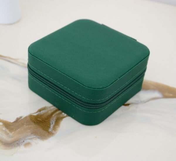 Alhajero de Viaje Cuadrado con Cierre 10cm x 10cm x 5cm