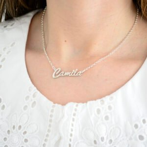 Dije / Gargantilla con Nombre Calado - Modelo CAMILA
