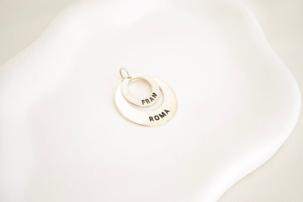 Argolla Redonda Personalizada - Imagen 2