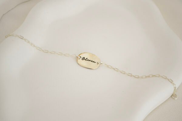 Pulsera Identidad Ovalada 12 mm Unisex Personalizada - Imagen 3