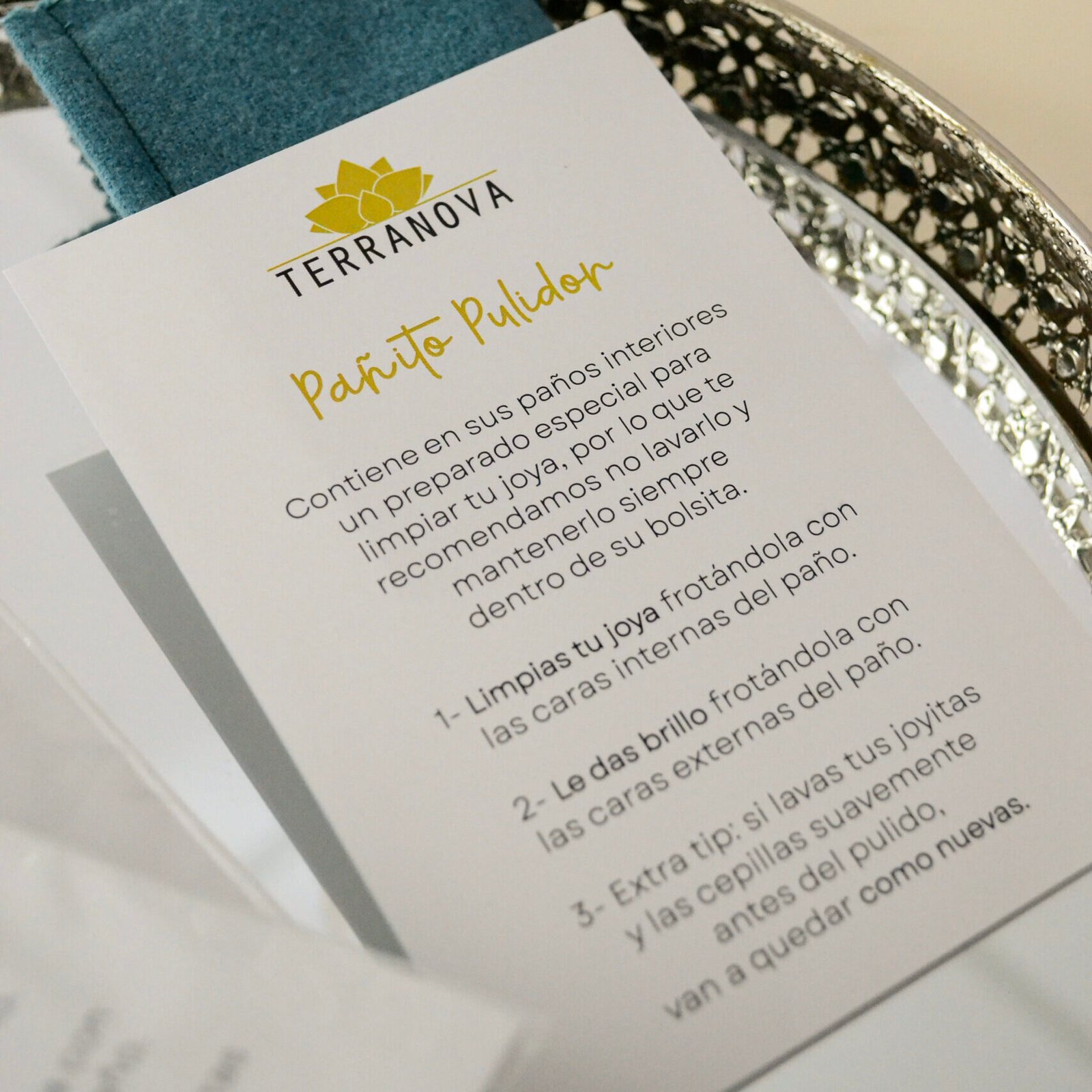 Paño Pulidor de Joyas